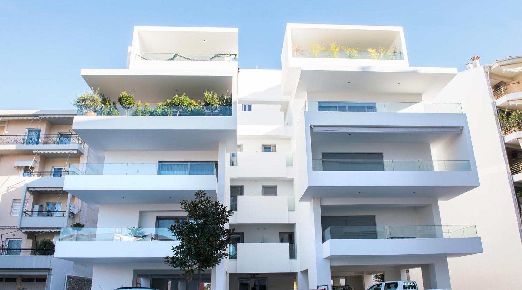 White Luxury Apartment Tríkala Dış mekan fotoğraf